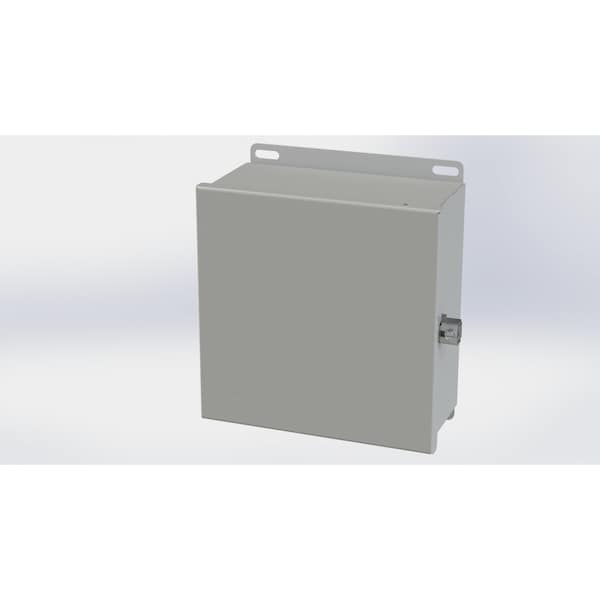 Screw Clamps Electrical Enclosures, 8.13 in H, 4 in D, 8 in W, NEMA 3R, 4, 12, 13, Carbon Steel